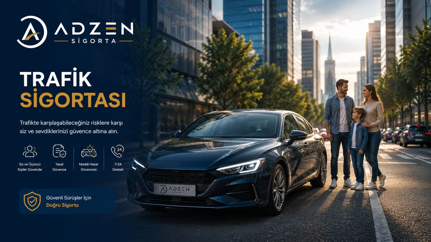 Trafik sigortası - yolda araç kullanan sürücü